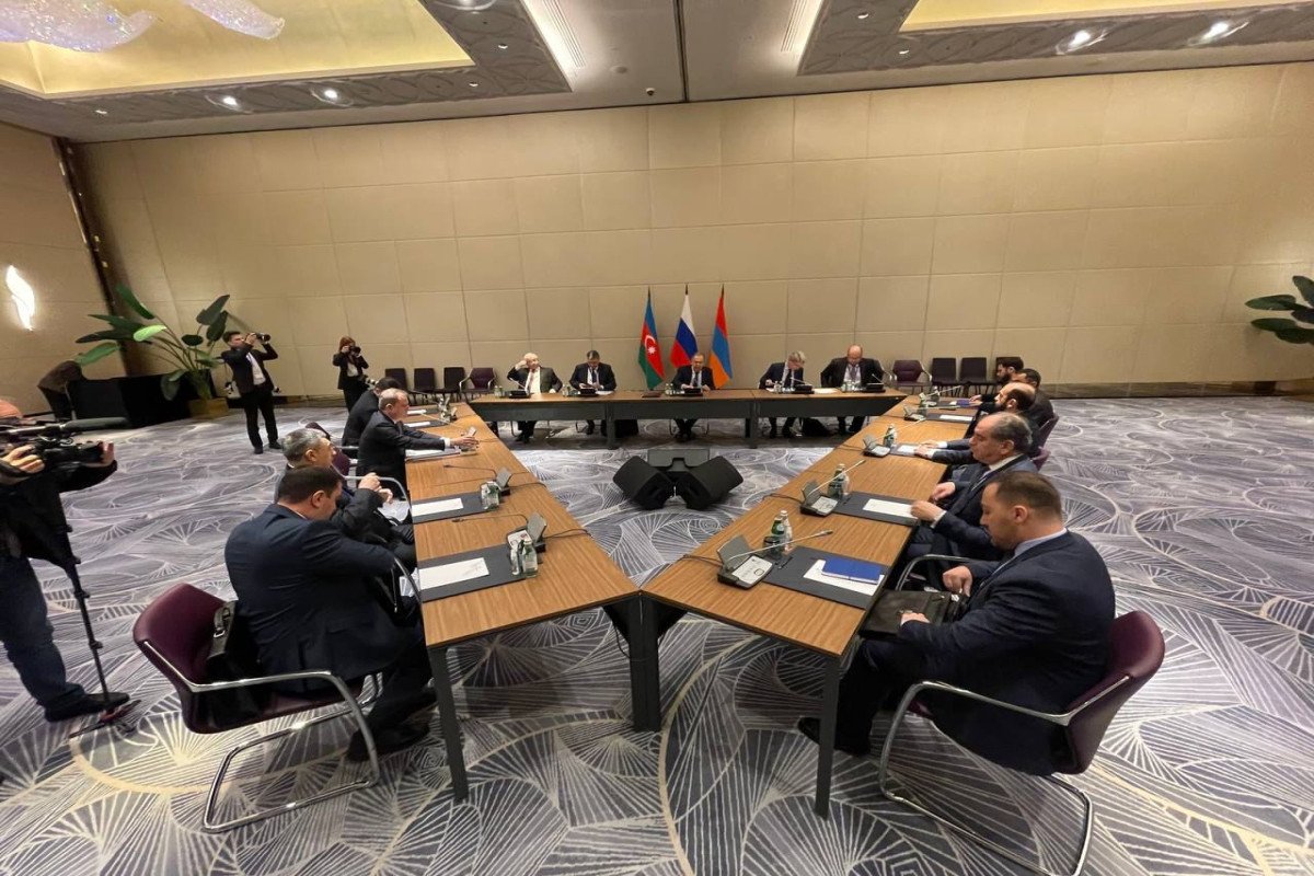 Astanada Azərbaycan, Ermənistan və Rusiya XİN başçılarının görüşü baş tutub