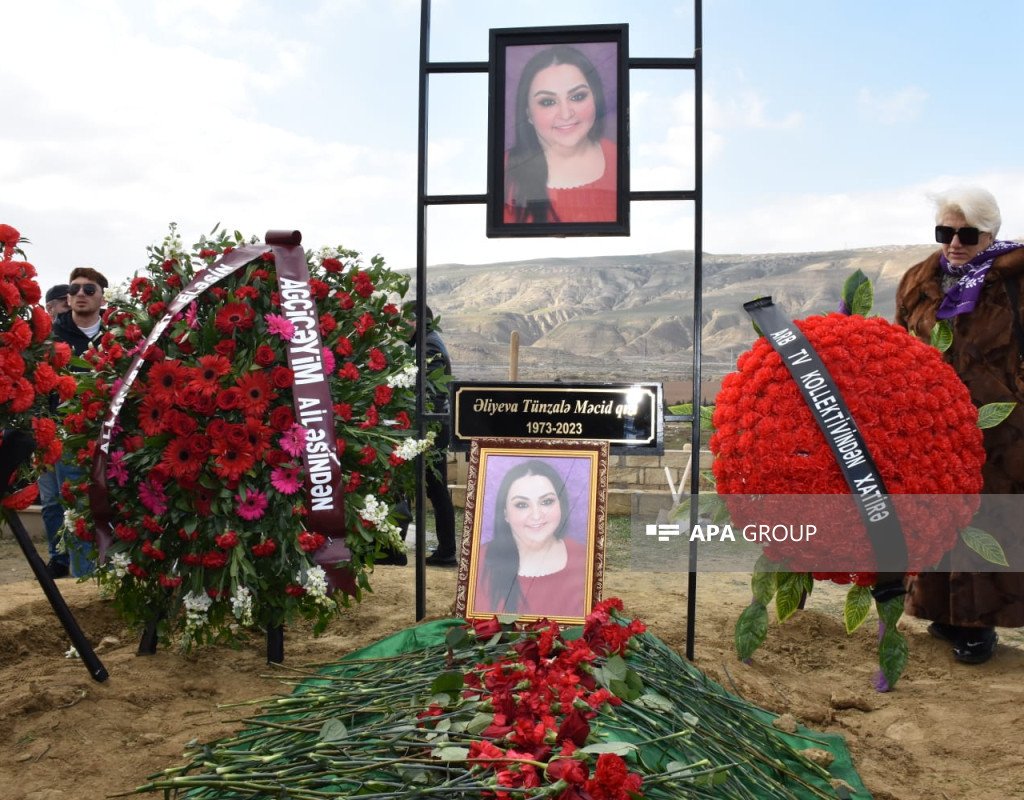 Tünzalə Əliyeva dəfn edilib