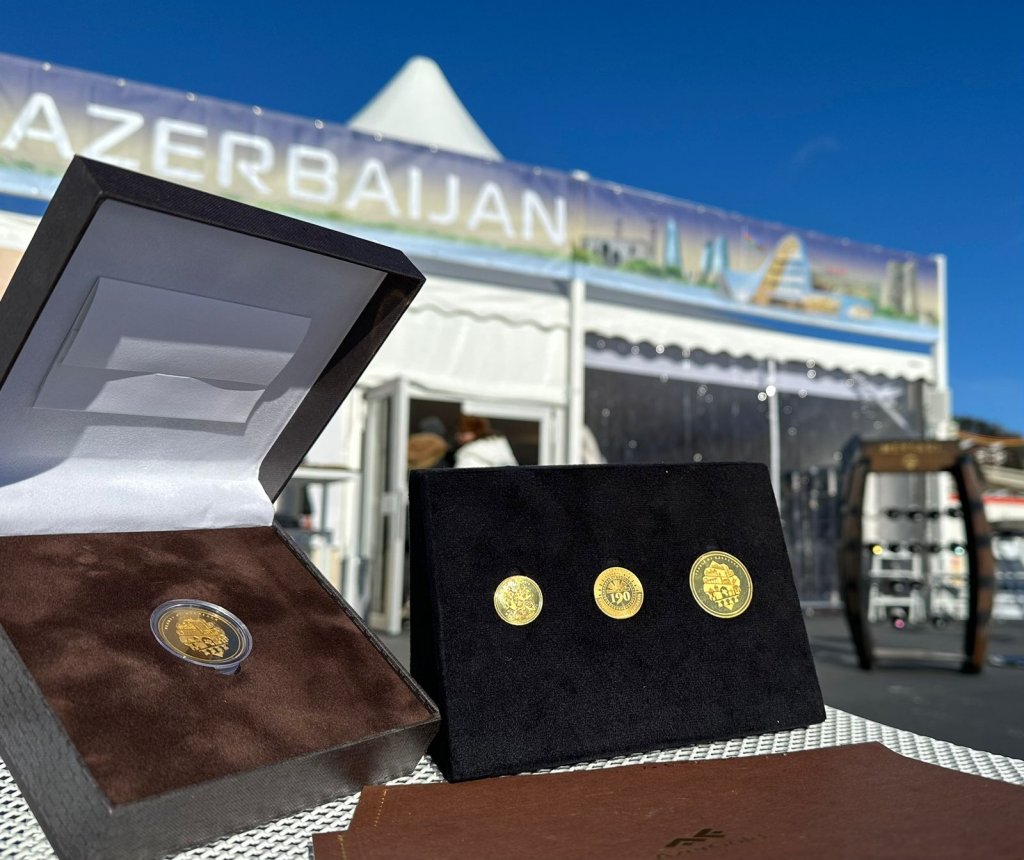 “AzerGold” QSC-nin qızıl sikkə kolleksiyaları İsveçrədə nümayiş olunur