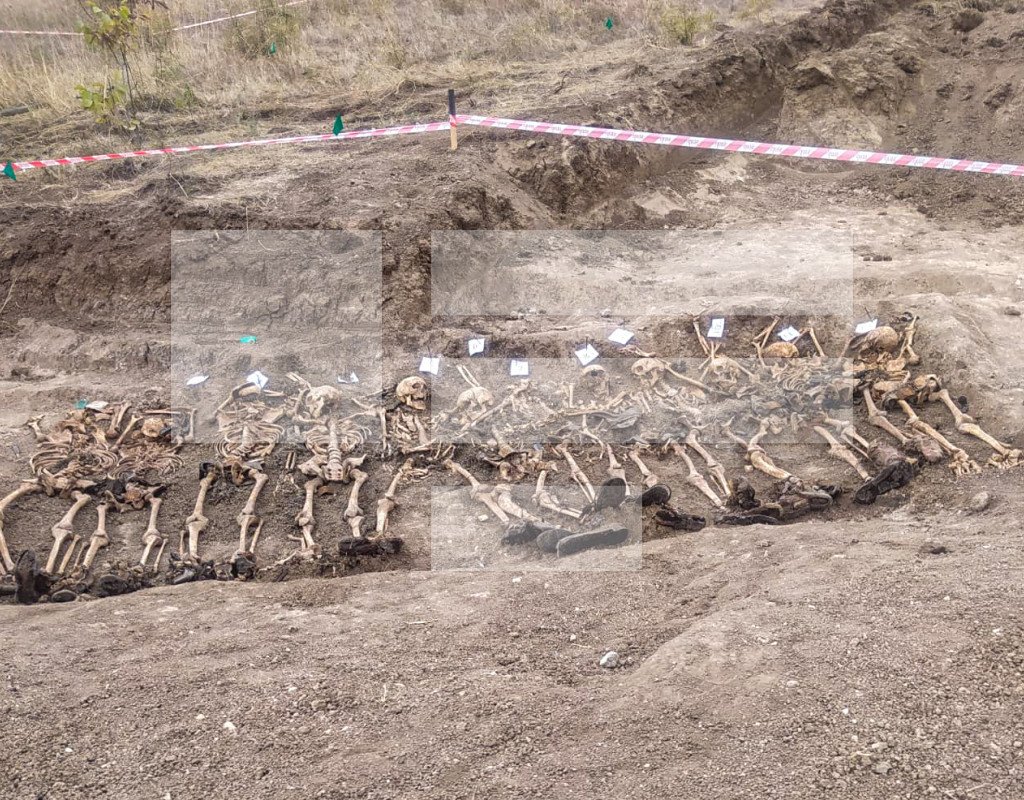 İşğaldan azad edilmiş ərazilərdəki kütləvi məzarlıqlarda 115 meyit qalığı tapılıb