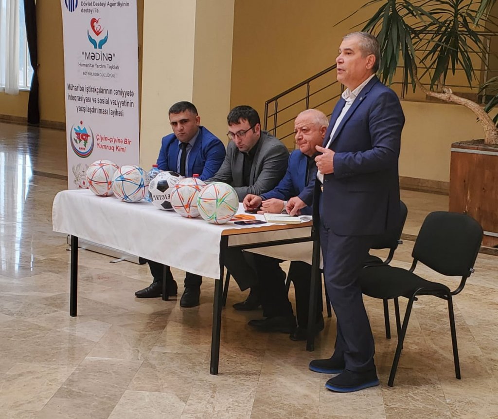 Tovuz rayonunda yaşayan müharibə iştirakçıları ilə görüş keçirilmişdir