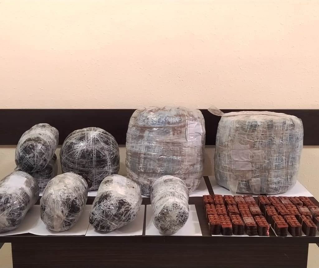 İrandan Azərbaycana 24 kiloqramdan çox narkotikin keçirilməsinin qarşısı alınıb