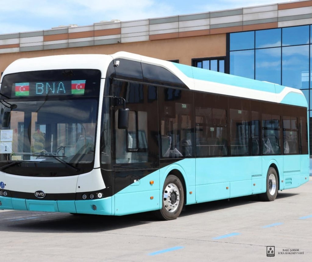Bakıya ilk elektrik mühərrikli avtobus gətirilib