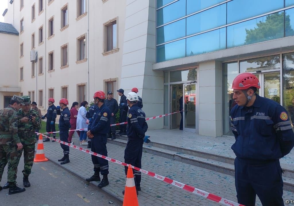 Gəncədə xəstəxanadakı yanğına görə 58 nəfər təxliyə edilib
