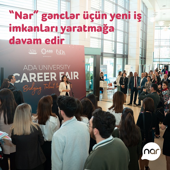 “Nar” gənclər üçün yeni iş imkanları yaratmağa davam edir