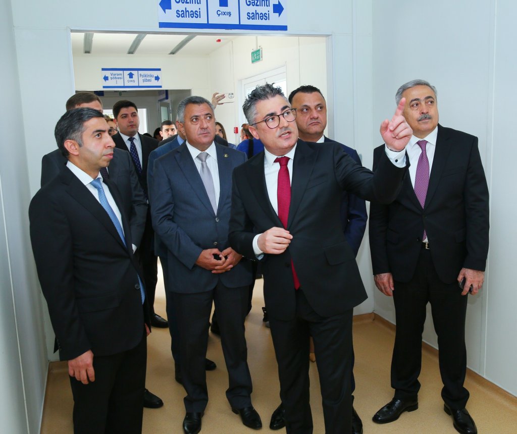 Saray Modul tipli Vərəm Əleyhinə Xəstəxananın açılış mərasimi keçirilib