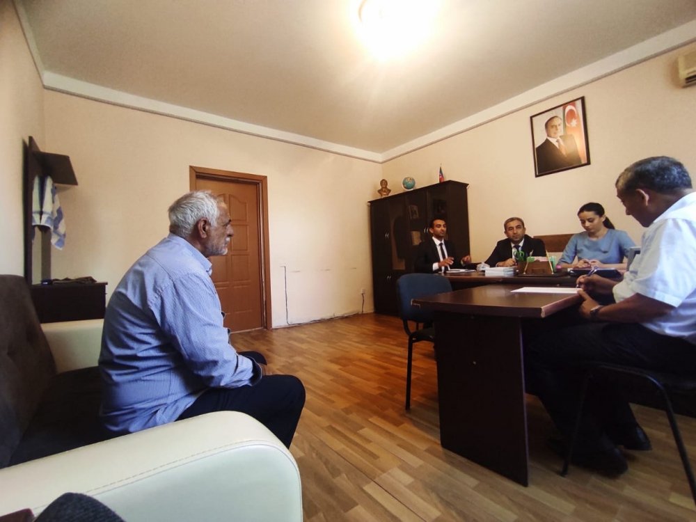 Səbinə Xasayeva Puta qəsəbəsində bir qrup vətəndaşı qəbul edib - FOTO