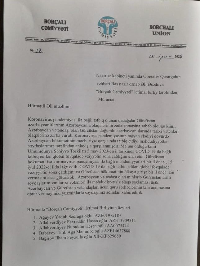 BORÇALILAR BAŞ NAZİRƏ MÜRACİƏT ETDİ: "Gürcüstanla quru yolu açın" - FOTOLAR