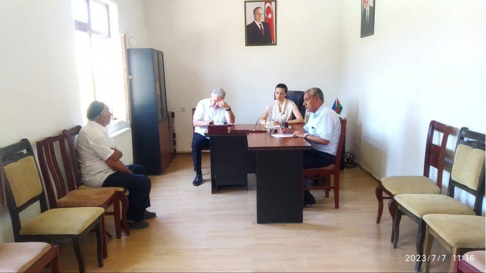 Səbinə Xasayeva 28 May qəsəbəsində seçicilərlə görüşüb FOTO