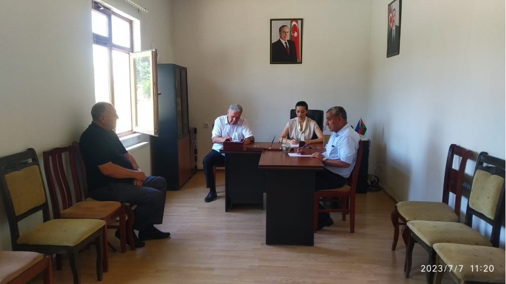 Səbinə Xasayeva 28 May qəsəbəsində seçicilərlə görüşüb FOTO