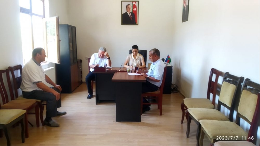 Səbinə Xasayeva 28 May qəsəbəsində seçicilərlə görüşüb FOTO