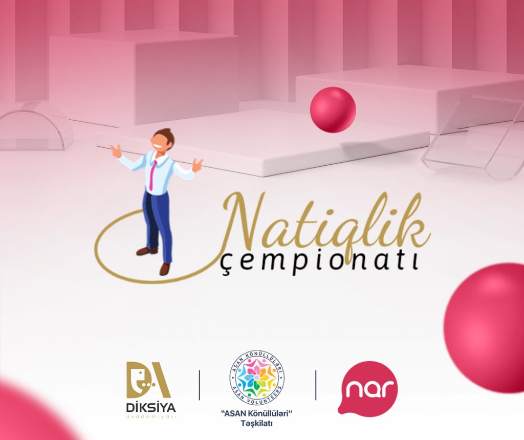 “Nar” gəncləri nitq bacarıqlarını gücləndirməyə dəvət edir