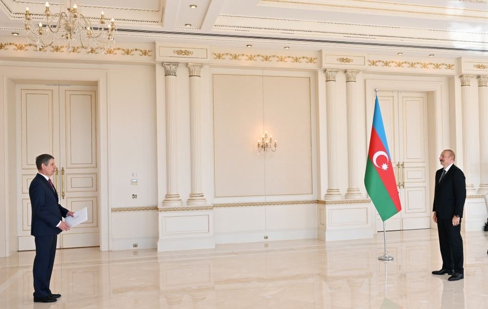 Prezident İlham Əliyev Rusiyanın Azərbaycanda yeni təyin olunmuş səfirinin etimadnaməsini qəbul edib
