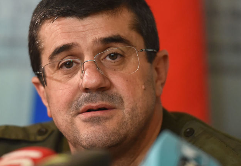 Erməni separatçıların rəhbəri Araik Arutyunyan 