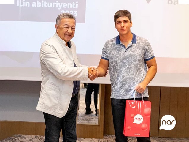 “Nar”dan təhsilə dəstək: Ən çox bal toplayan abituriyentlər mükafatlandırıldı