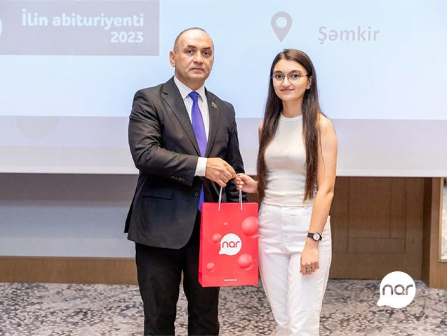 “Nar”dan təhsilə dəstək: Ən çox bal toplayan abituriyentlər mükafatlandırıldı