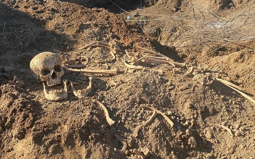 Vejnəlidəki insan sümüklərinin qalıqları ekshumasiya edildi - RƏSMİ