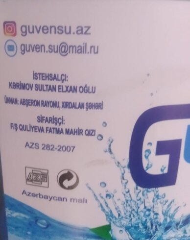 “GÜVƏN” SUYUNA GÜVƏNMƏK OLARMI? – İDDİA/ FOTOLAR