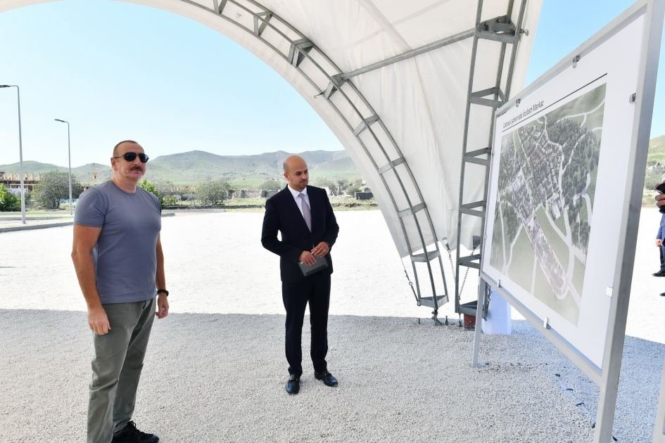Prezident İlham Əliyev Cəbrayıl rayonuna səfər edib