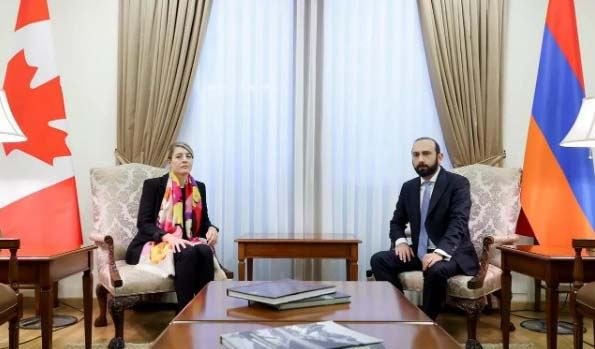 Kanadanın xarici işlər naziri Ermənistandadır