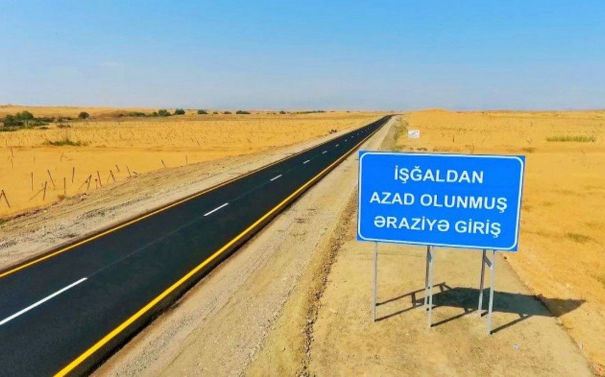 Qarabağ və Şərqi Zəngəzurda uzunluğu iki min kilometrdən çox olan yeni yollar çəkilir
