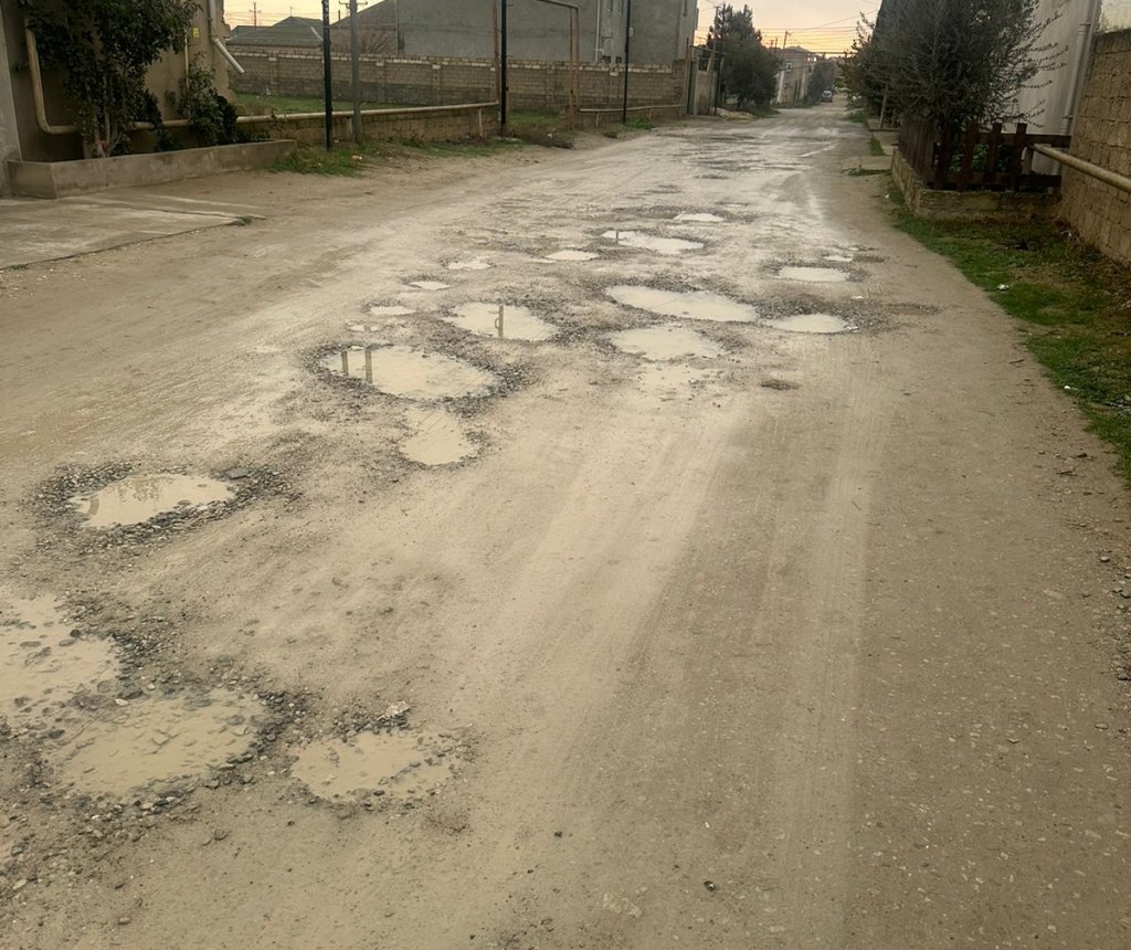 Şəhidin adını daşıyan küçə niyə bu vəziyyətdədir? - Başçının NƏZƏRİNƏ...