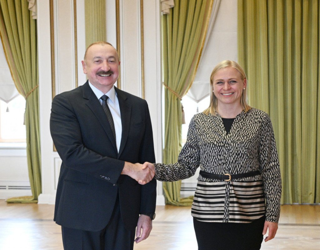 Prezident İlham Əliyev ATƏT sədrini qəbul edib