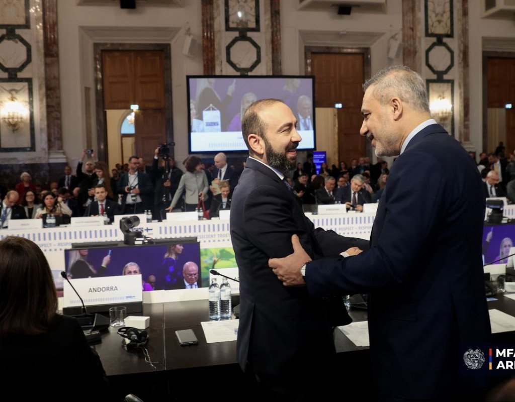 Mirzoyan Vyanada Hakan Fidanla görüşüb